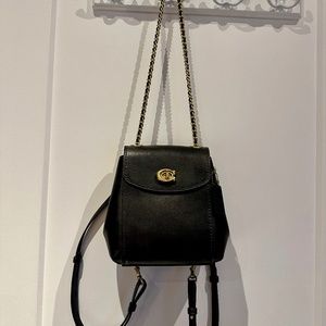Coach Leather Backpack